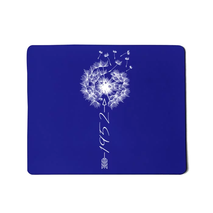 Just Year Birthday 1952 Gift Cute Dandelion Flower Breathe Gift Mousepad