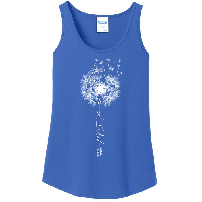 Just Year Birthday 1957 Gift Cute Dandelion Flower Breathe Cute Gift Ladies Essential Tank