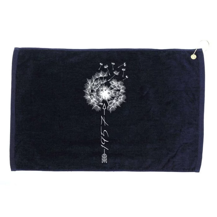 Just Year Birthday 1957 Gift Cute Dandelion Flower Breathe Cute Gift Grommeted Golf Towel