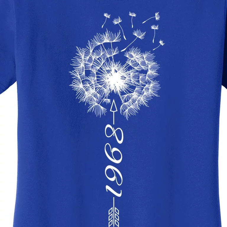 Just Year Birthday 1968 Gift Cute Dandelion Flower Breathe Meaningful Gift Women's T-Shirt