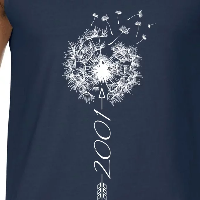 Just Year Birthday 2001 Gift Cute Dandelion Flower Breathe Meaningful Gift Comfort Colors® Tank Top