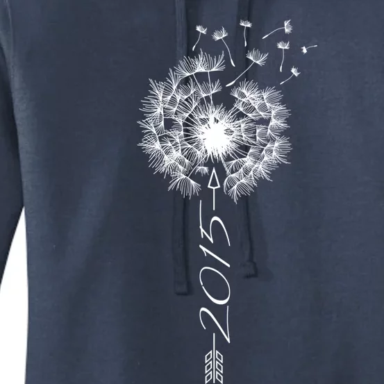 Just Year Birthday 2015 Gift Cute Dandelion Flower Breathe Gift Women's Pullover Hoodie