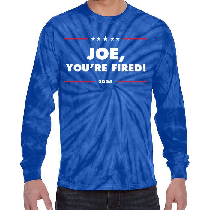 Joe YouRe Fired Antibiden Election Tie-Dye Long Sleeve Shirt