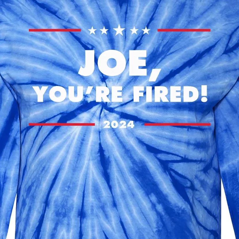 Joe YouRe Fired Antibiden Election Tie-Dye Long Sleeve Shirt