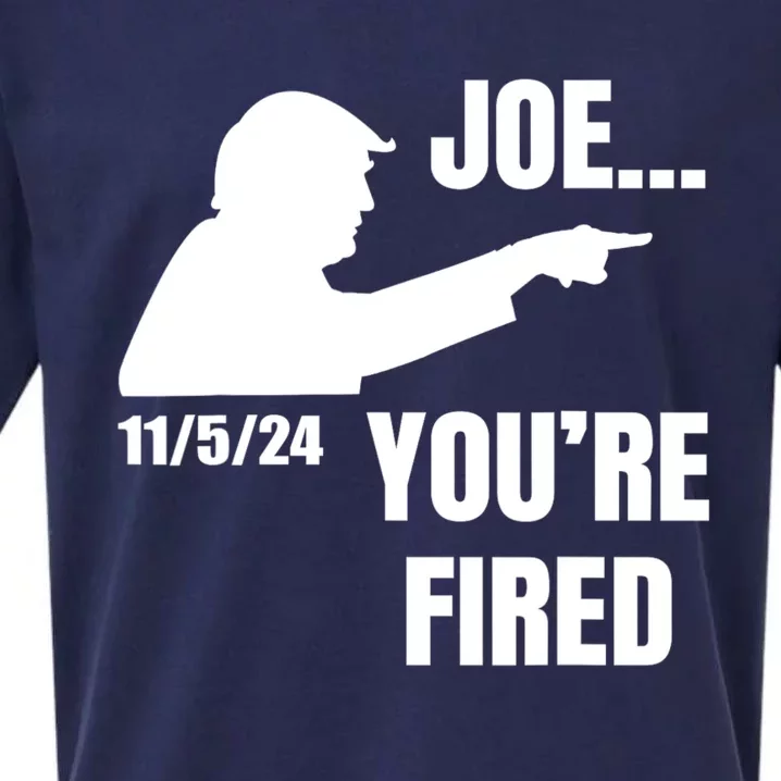 Joe YouRe Fired Fire Biden Election Trump President 2024 Trump Sueded Cloud Jersey T-Shirt