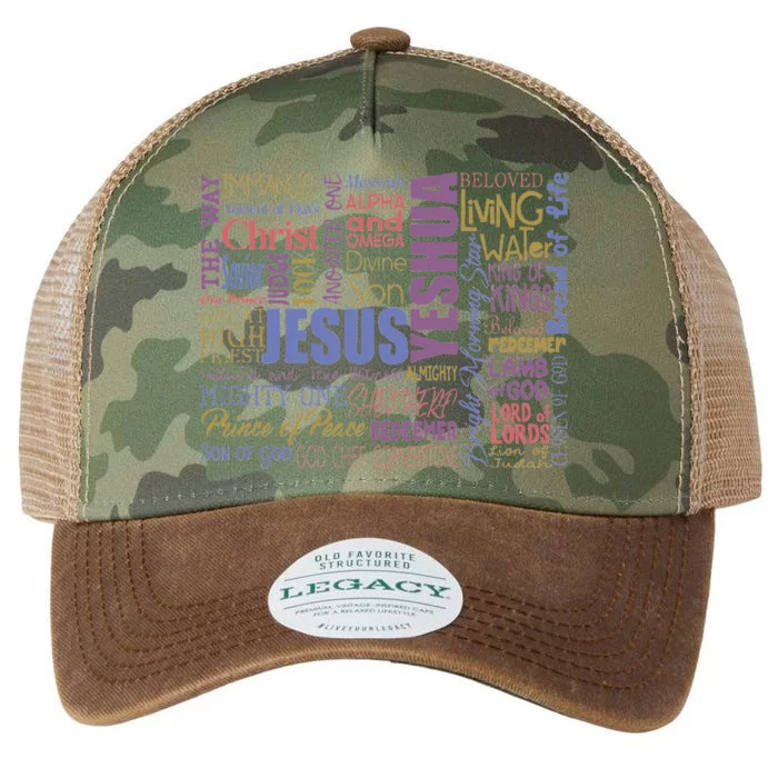 Jeus Yeshua God Christ Legacy Tie Dye Trucker Hat