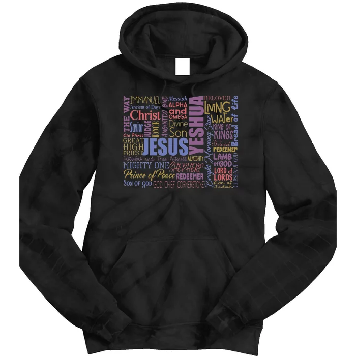 Jeus Yeshua God Christ Tie Dye Hoodie