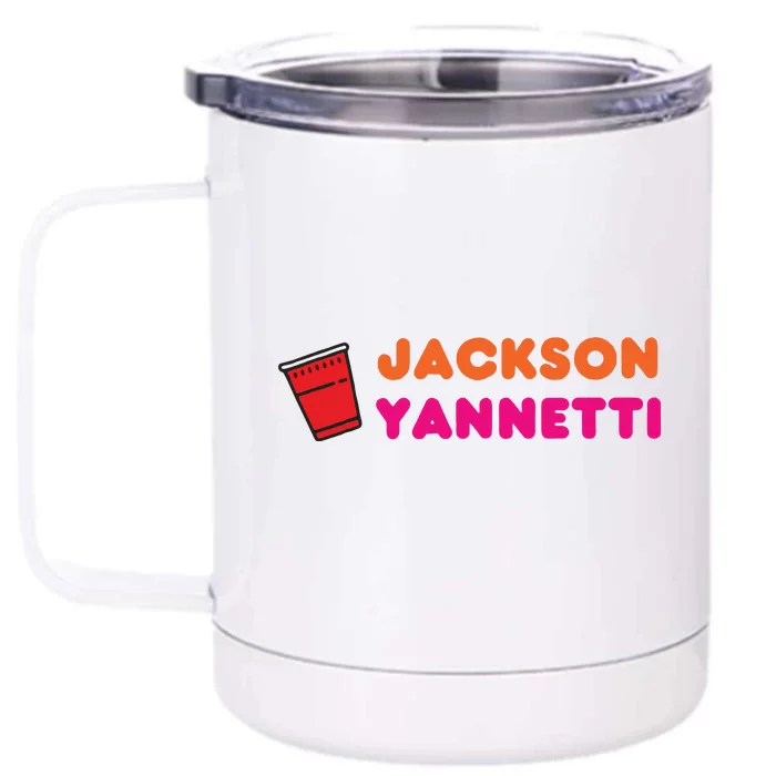 Jackson Yannetti Front & Back 12oz Stainless Steel Tumbler Cup