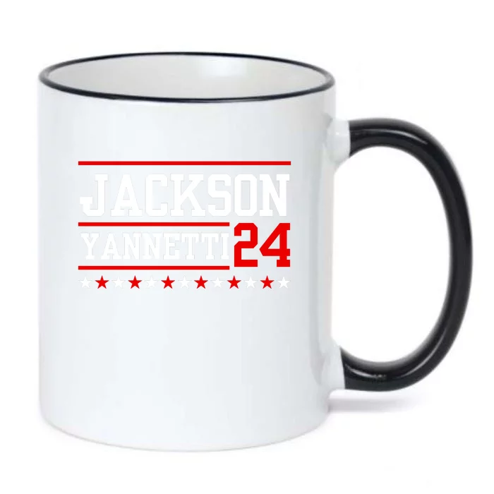 Jackson Yannetti President For 2024 Sarcastic Saying Black Color Changing Mug