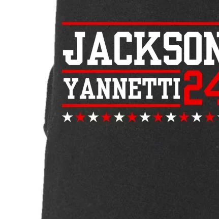 Jackson Yannetti President For 2024 Sarcastic Saying Doggie 3-End Fleece Hoodie