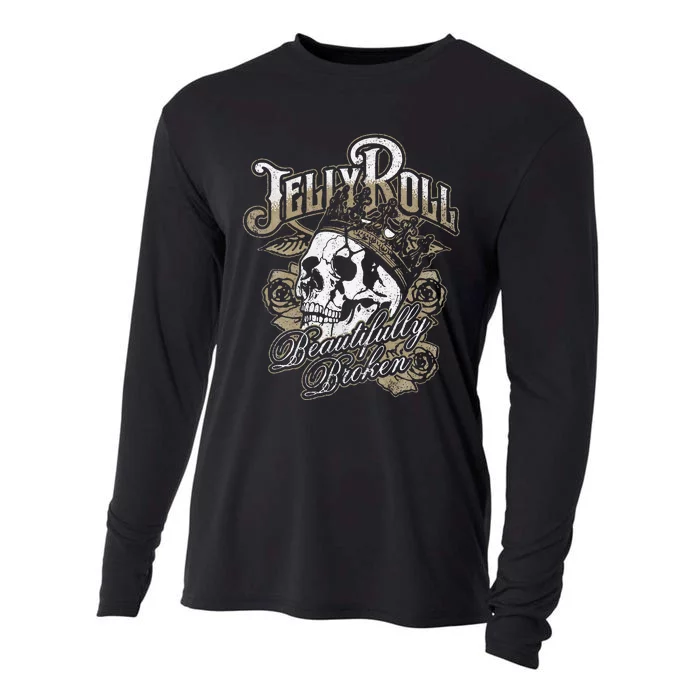 Jell Y R.O.L.L Beautifully Broken Cooling Performance Long Sleeve Crew