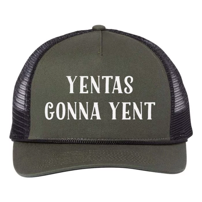 Jewish Yenta Tee Yentas Gonna Yent Hanukkah Mother's Day Retro Rope Trucker Hat Cap