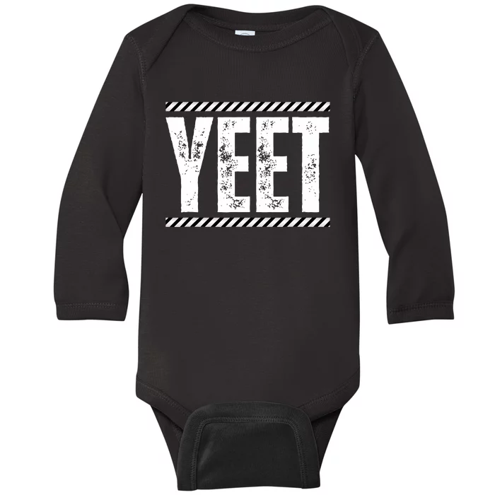 Jey Yeet Ww Quotes Design Baby Long Sleeve Bodysuit