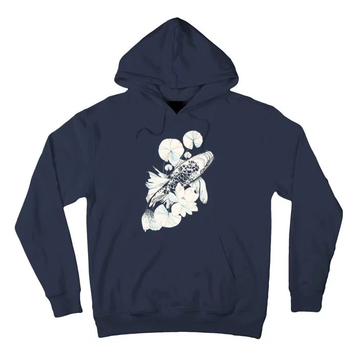 Japanese Zen Koi Fish Pond Tall Hoodie