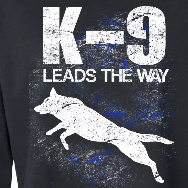 K-9 Leads The Way Cropped Pullover Crew