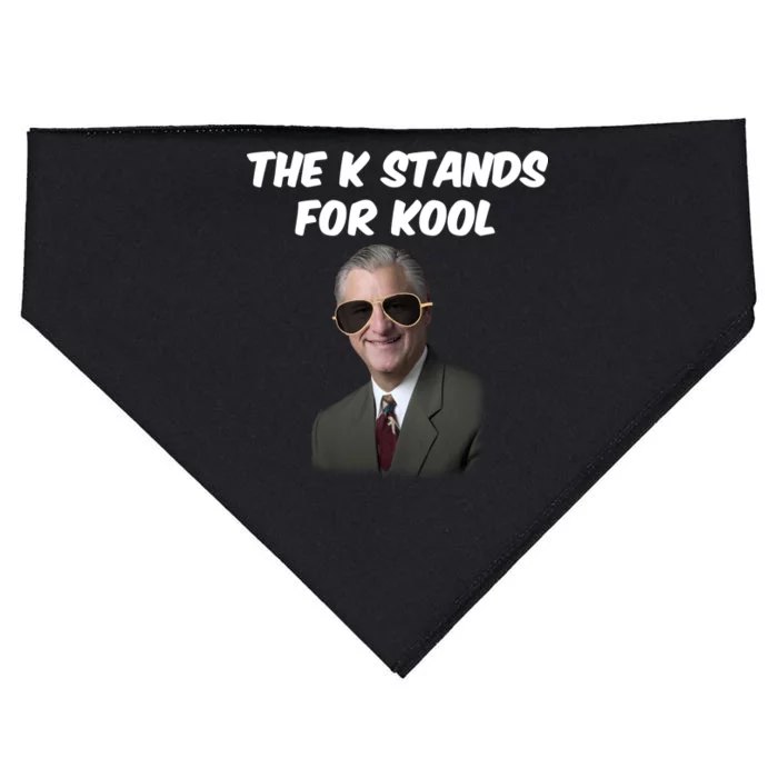 K Stands For Kool David K.Bernard USA-Made Doggie Bandana