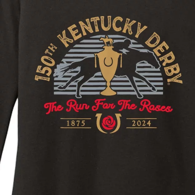 Kentucky 150th 2024 Run Ky Derby Womens CVC Long Sleeve Shirt