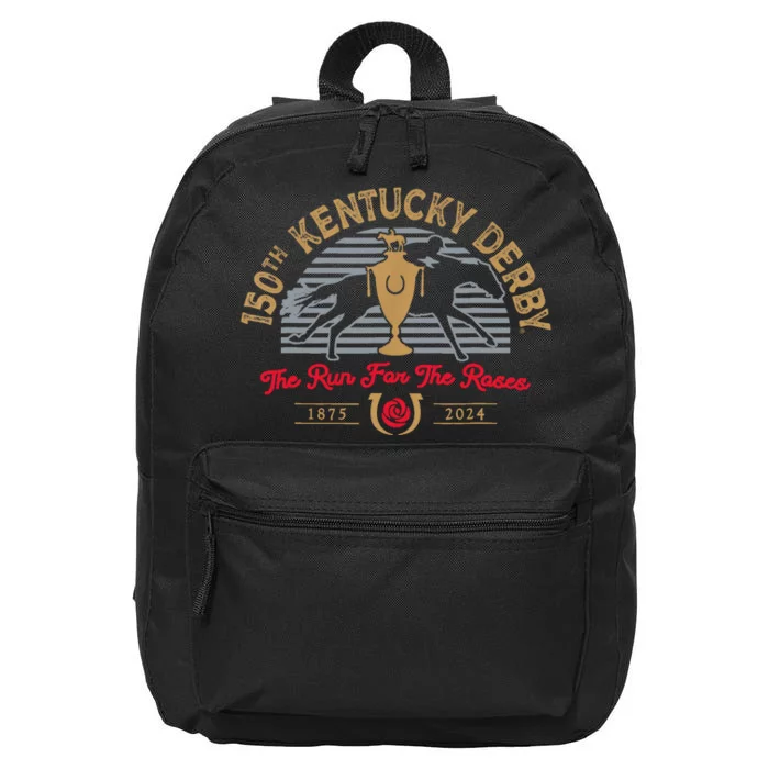 Kentucky 150th 2024 Run Ky Derby 16 in Basic Backpack