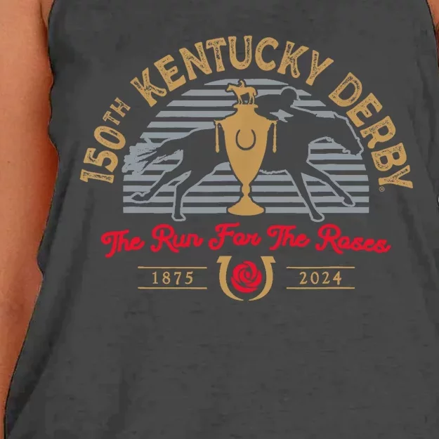 Kentucky 150th 2024 Run Ky Derby Women's Knotted Racerback Tank