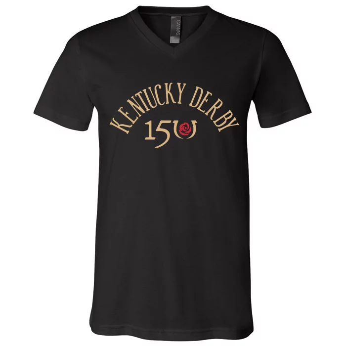 Kentucky 150th Arch Over Ky Derby V-Neck T-Shirt