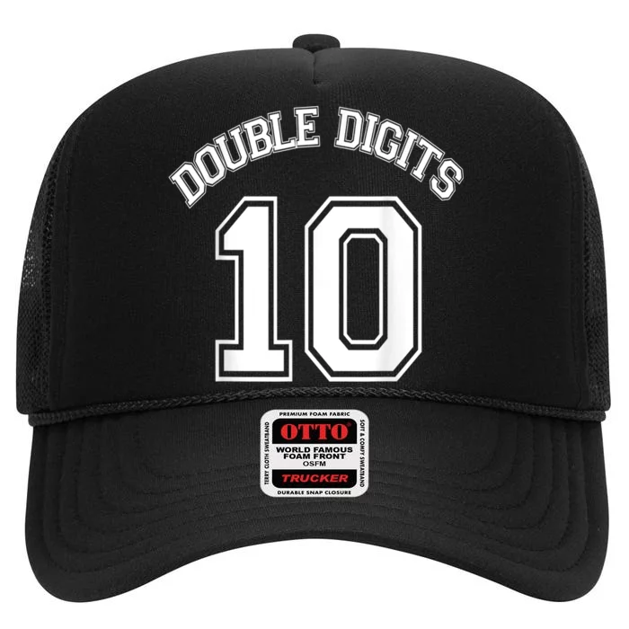 K.i.d.s 10th Birthday Double Digits Day High Crown Mesh Trucker Hat