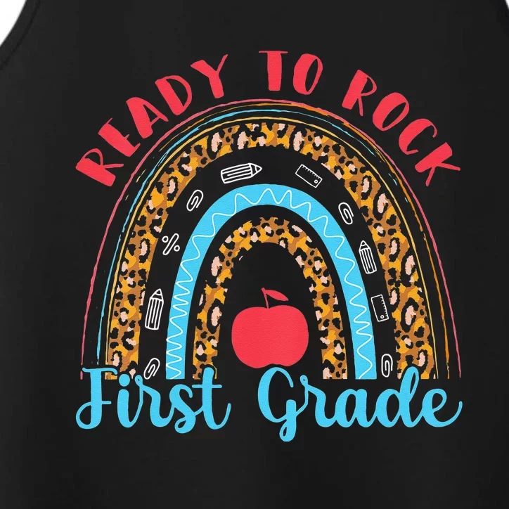 Kids 1st Grade Ready To Rock First Grade Performance Tank