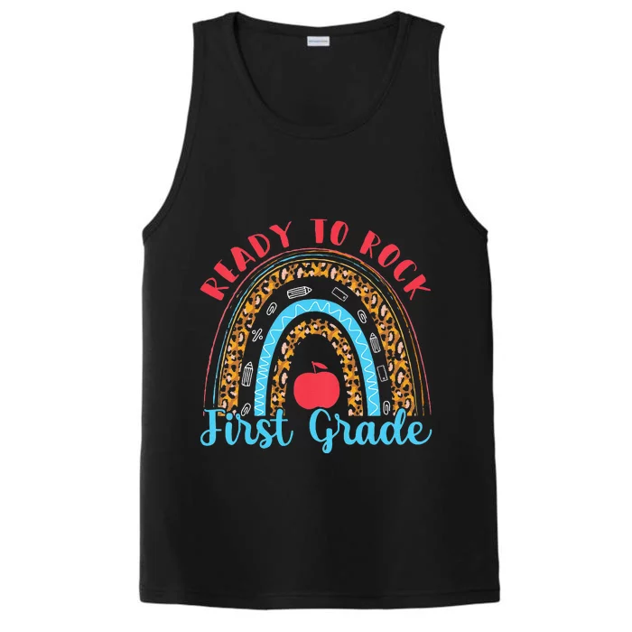 Kids 1st Grade Ready To Rock First Grade Performance Tank