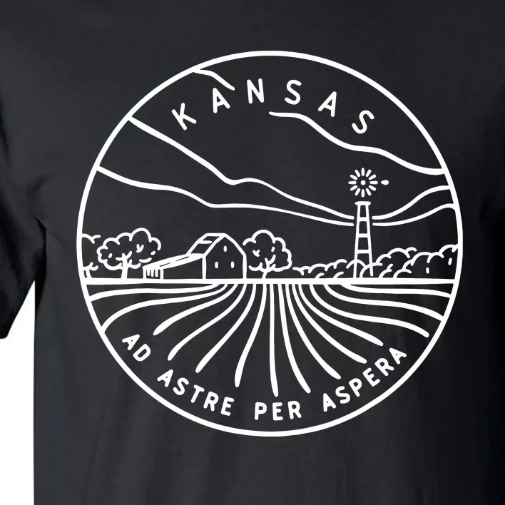 Kansas 1861 State Of Kansas Tall T-Shirt