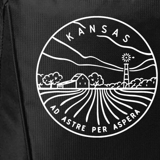 Kansas 1861 State Of Kansas City Backpack