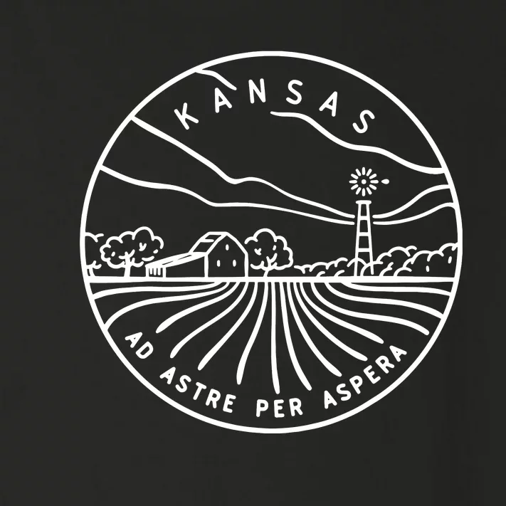 Kansas 1861 State Of Kansas Toddler Long Sleeve Shirt