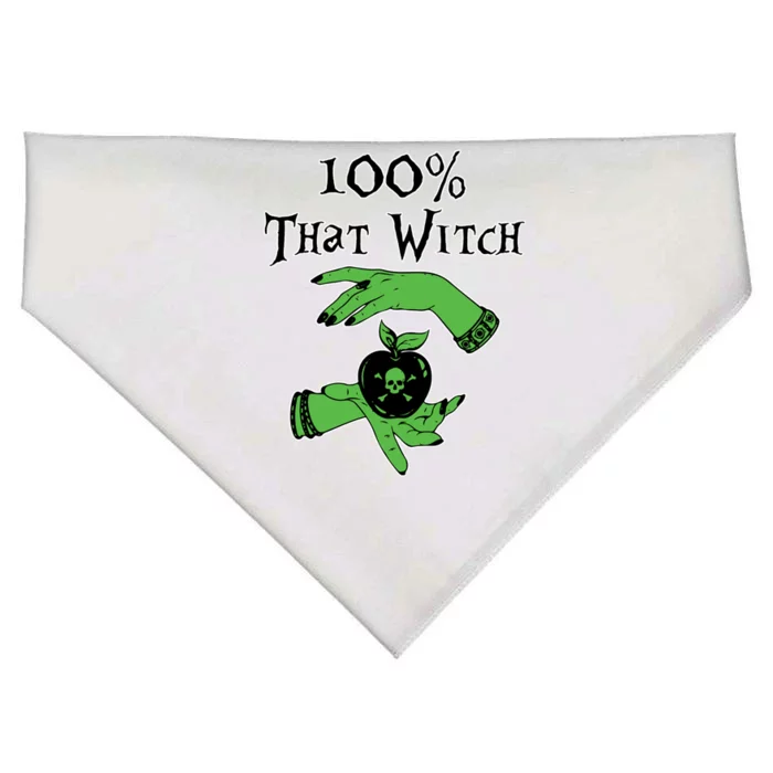 Kccreations 100% That Witch Gift USA-Made Doggie Bandana