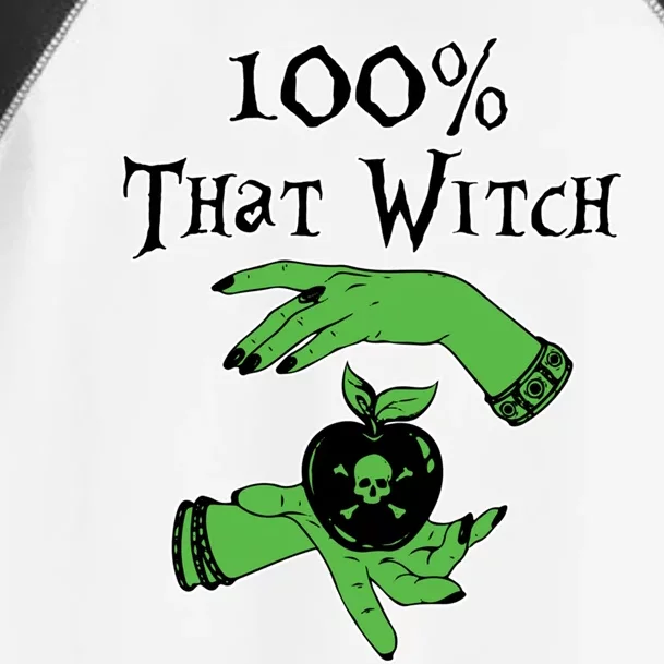 Kccreations 100% That Witch Gift Toddler Fine Jersey T-Shirt