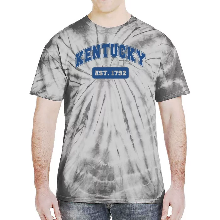 Kentucky 1792 Varsity Retro Style Tie-Dye T-Shirt