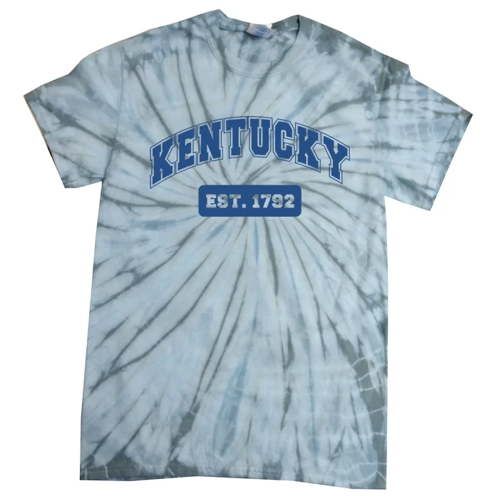 Kentucky 1792 Varsity Retro Style Tie-Dye T-Shirt