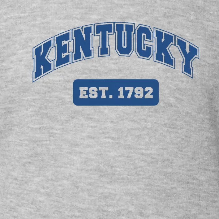 Kentucky 1792 Varsity Retro Style Toddler Sweatshirt