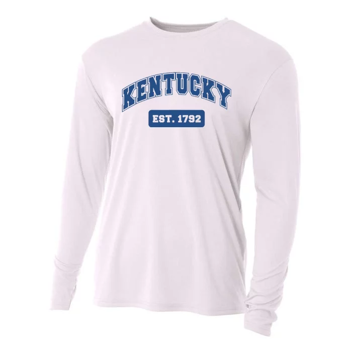 Kentucky 1792 Varsity Retro Style Cooling Performance Long Sleeve Crew