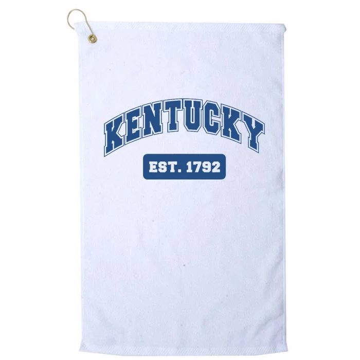 Kentucky 1792 Varsity Retro Style Platinum Collection Golf Towel