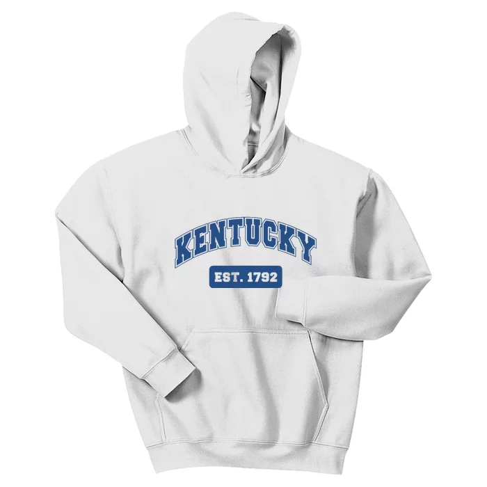 Kentucky 1792 Varsity Retro Style Kids Hoodie