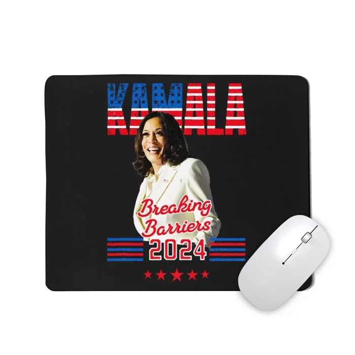 Kamala 2024 Breaking Barriers Kamala For President Mousepad