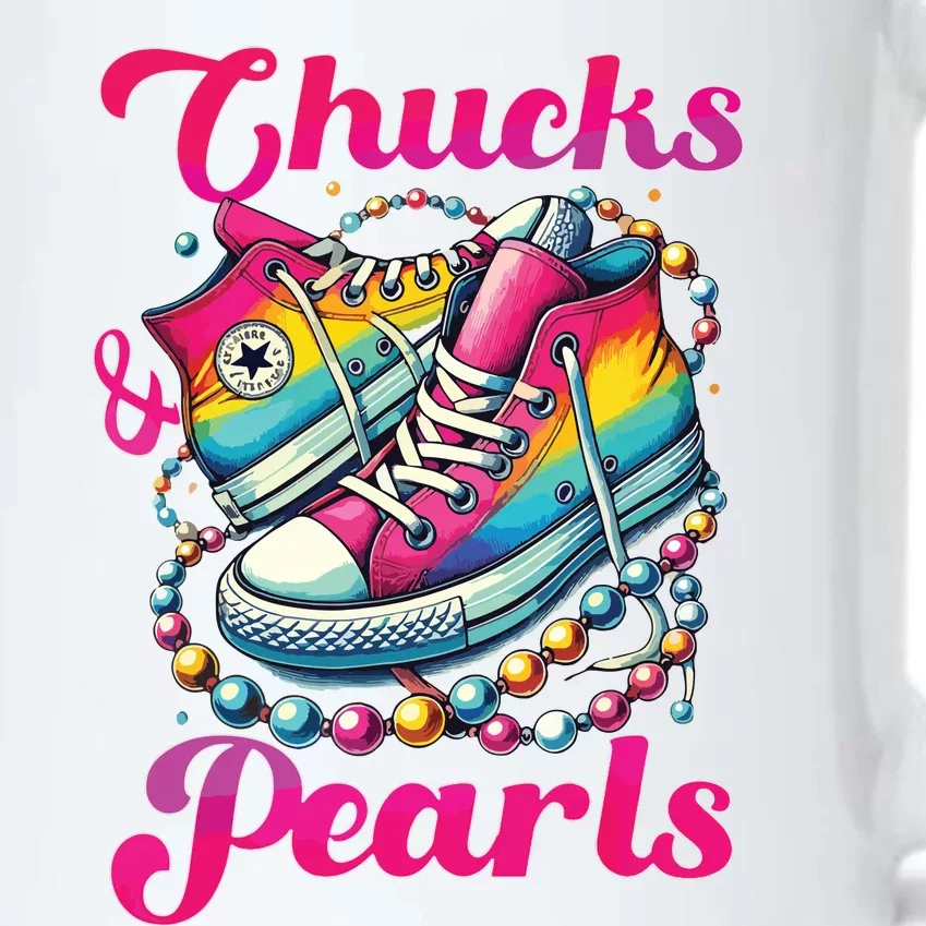 Kamala 2024 Chucks And Pearls Black Color Changing Mug