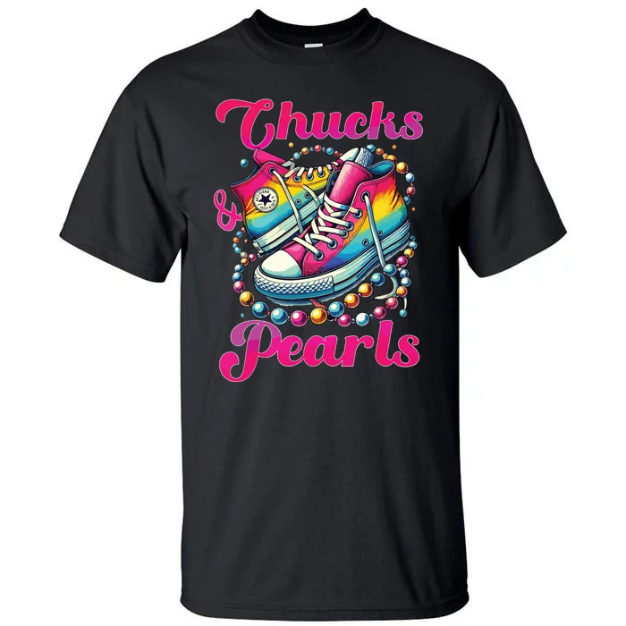 Kamala 2024 Chucks And Pearls Tall T-Shirt