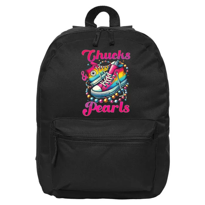 Kamala 2024 Chucks And Pearls 16 in Basic Backpack