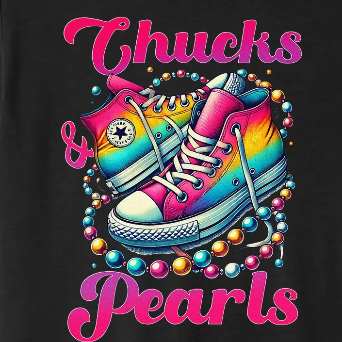 Kamala 2024 Chucks And Pearls Gift ChromaSoft Performance T-Shirt