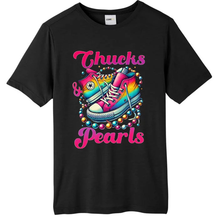 Kamala 2024 Chucks And Pearls Gift ChromaSoft Performance T-Shirt