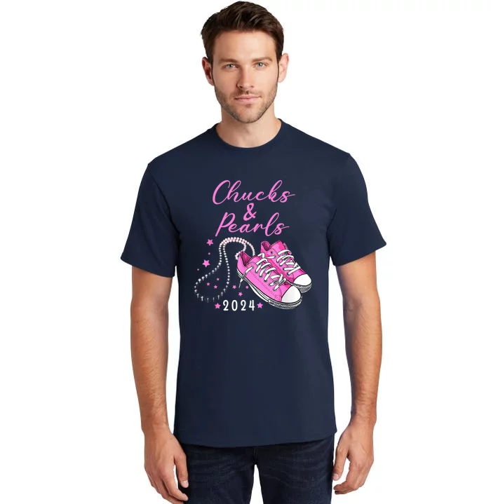 Kamala 2024 Chucks And Pearls Tall T-Shirt