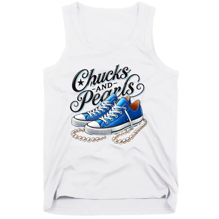 Kamala 2024 Chucks And Pearls Tank Top