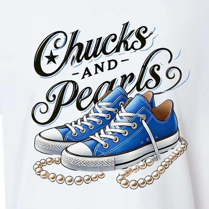 Kamala 2024 Chucks And Pearls Sueded Cloud Jersey T-Shirt