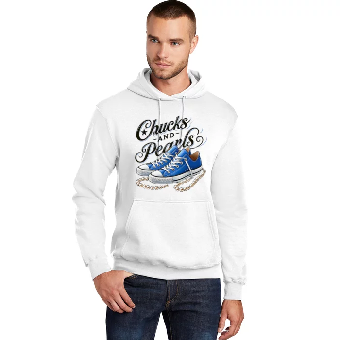 Kamala 2024 Chucks And Pearls Hoodie