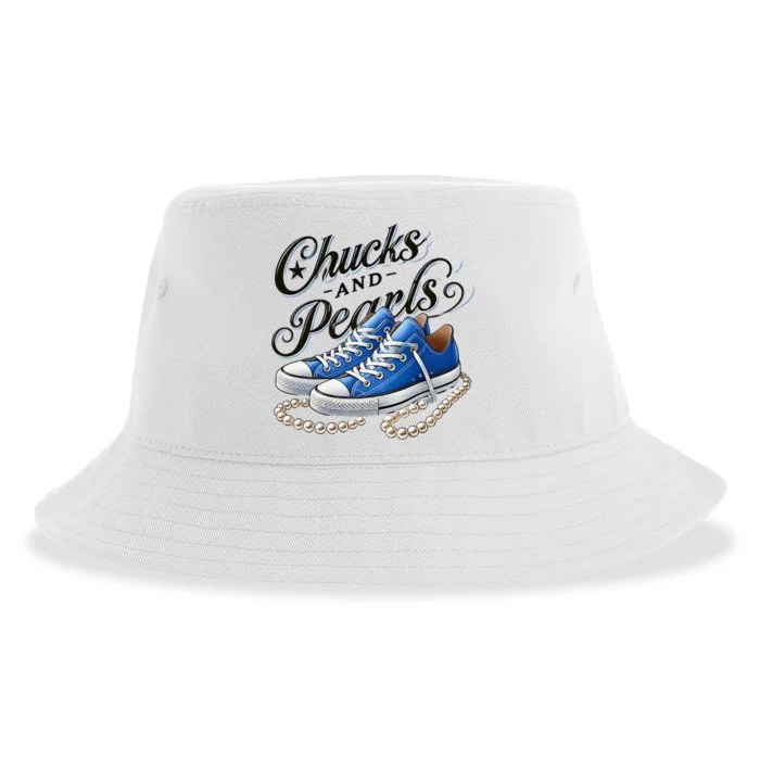 Kamala 2024 Chucks And Pearls Sustainable Bucket Hat