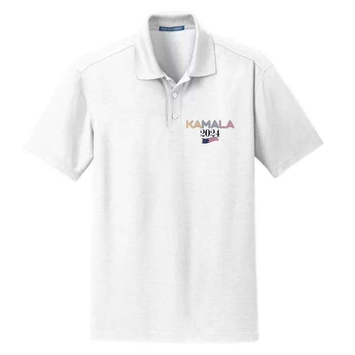 Kamala 2024 Campaign Dry Zone Grid Performance Polo